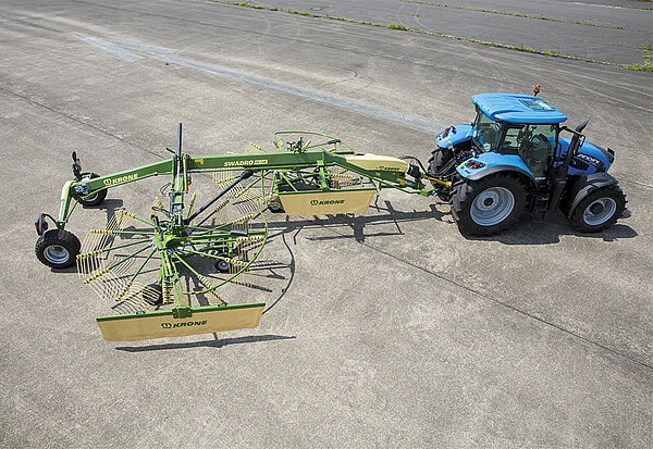 KRONE Swadro med to rotorer og sideavlegging