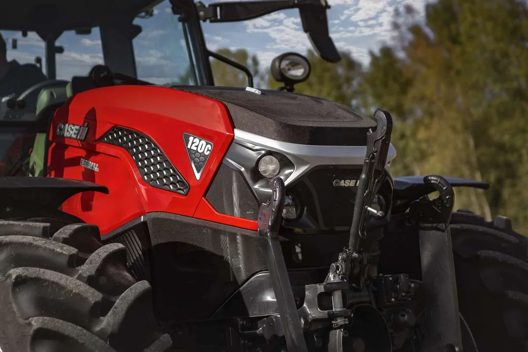 Frontpartiet på en Case IH Farmall 120C