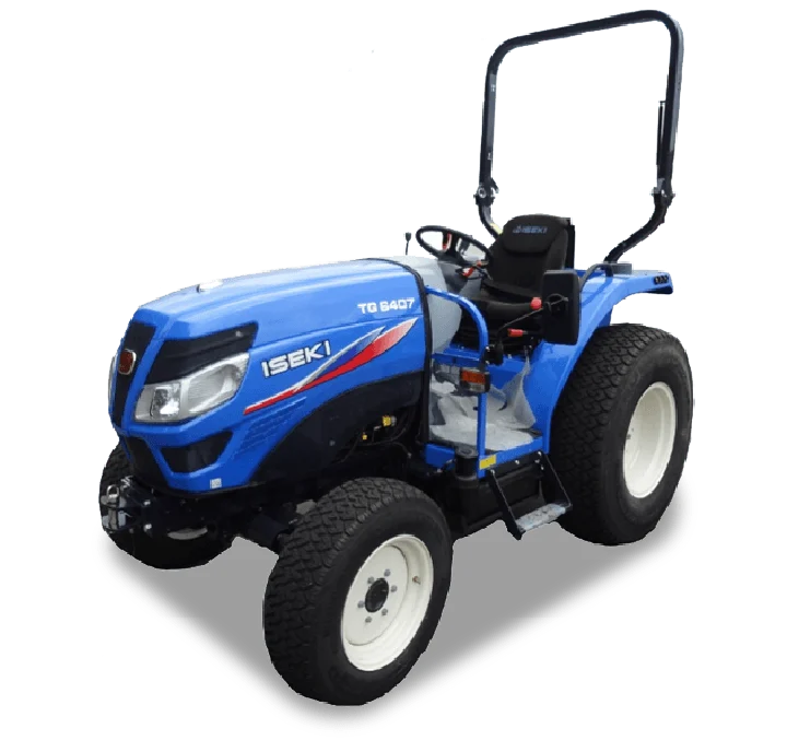 Iseki TG6407 med veltebøyle og grasdekk