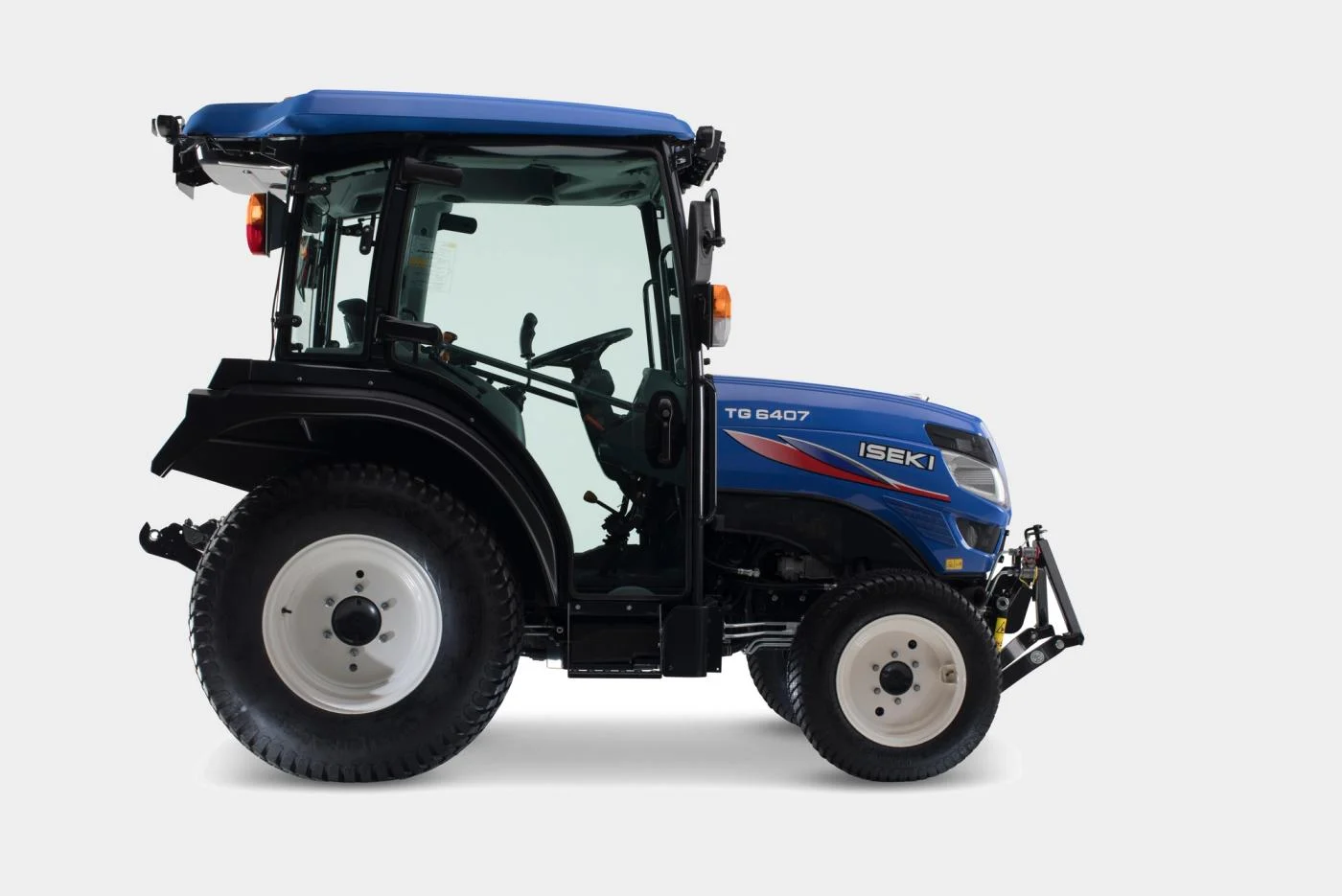 Iseki TG6407 med hytte i produsentens modelloversikt