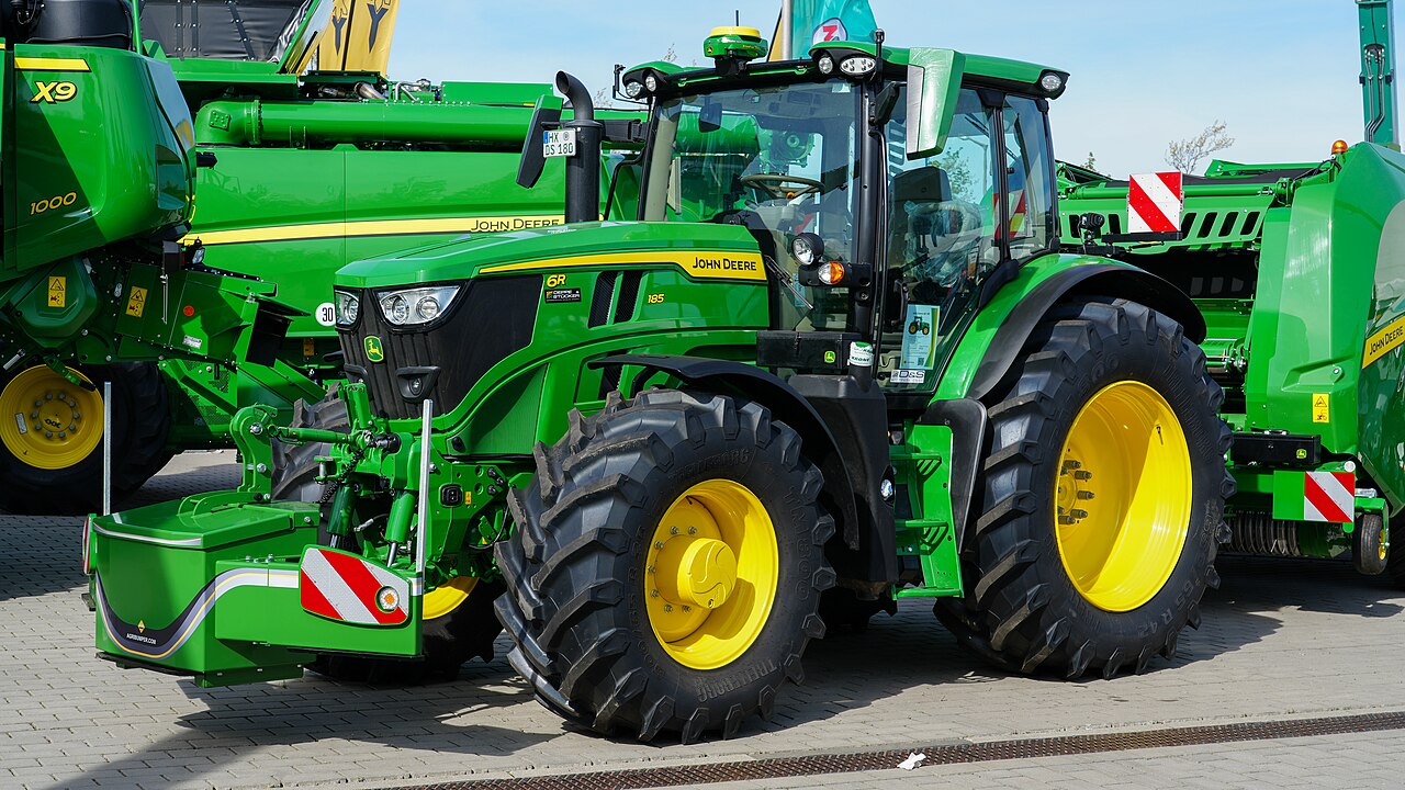 John Deere 6R 185 på agra-messen i Leipzig i 2024